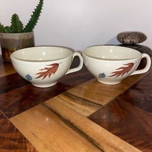 Neutral fall coffee, latte, tea cups mugs (vintage retro)